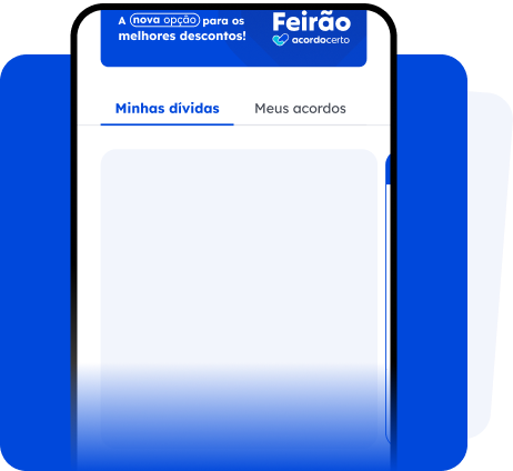 Celular fechando um acordo com sucesso no Mutirão das dívidas SCPC