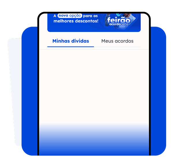 Celular fechando um acordo com sucesso no Mutirão das dívidas SCPC
